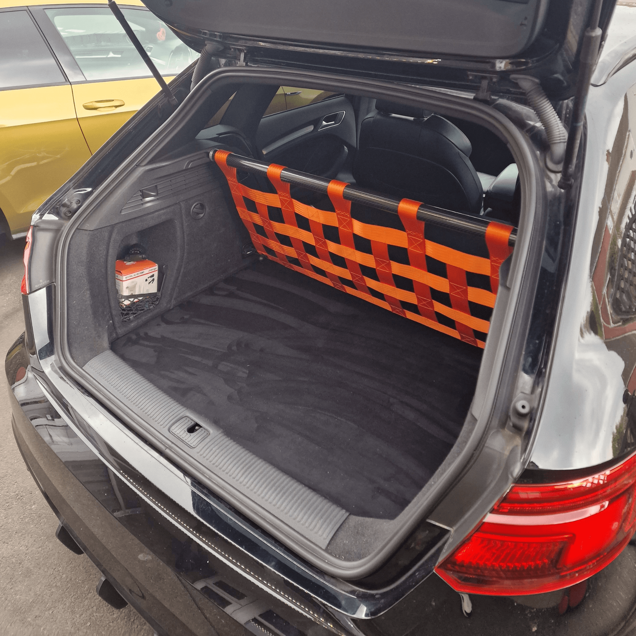 Audi A3 S3 RS3 8V Strut bar and Cargo net cargo-nets.co.uk