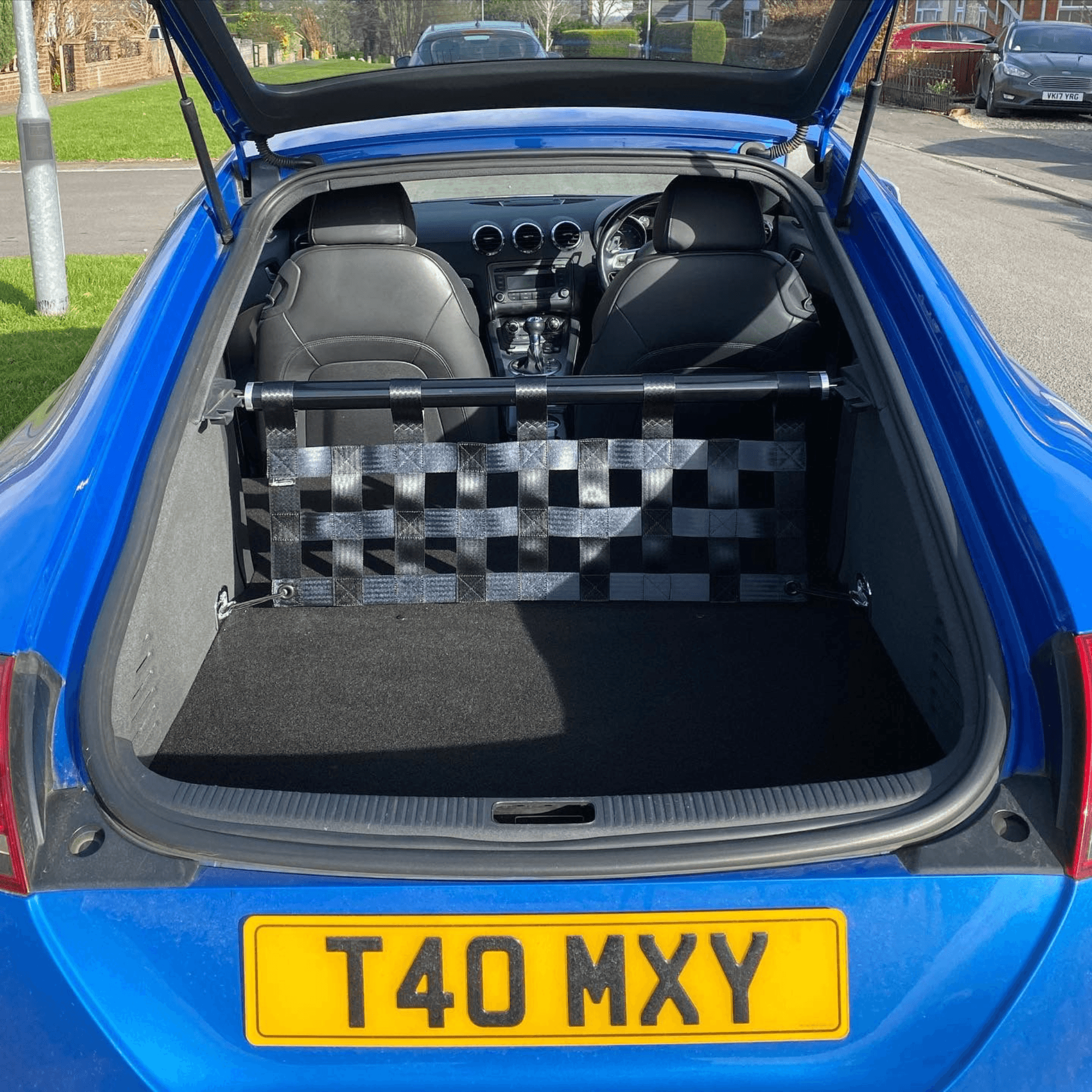Audi TT Mk2 8J Strut bar and Cargo net cargo-nets.co.uk