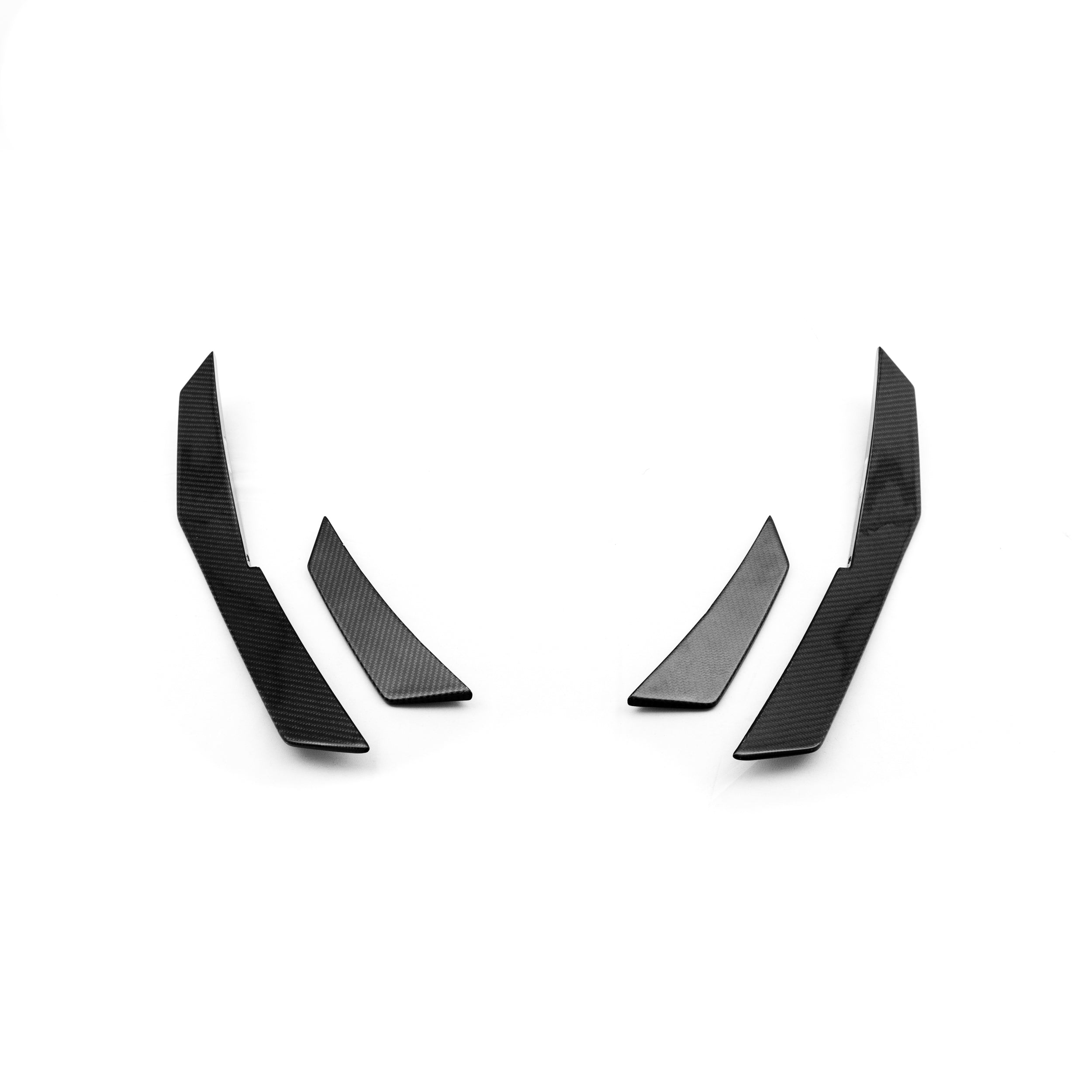 Audi R8 4S Facelift Pre-LCI Pre-Preg Carbon Fibre Front Bumper Canards by FORM (2015-2020)