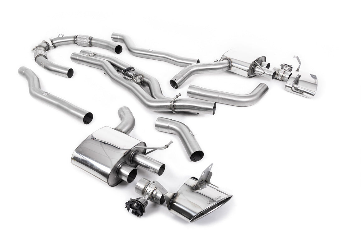 Audi RS6/RS7 C8 - Non Resonated Cat Back System (Twin 80mm)