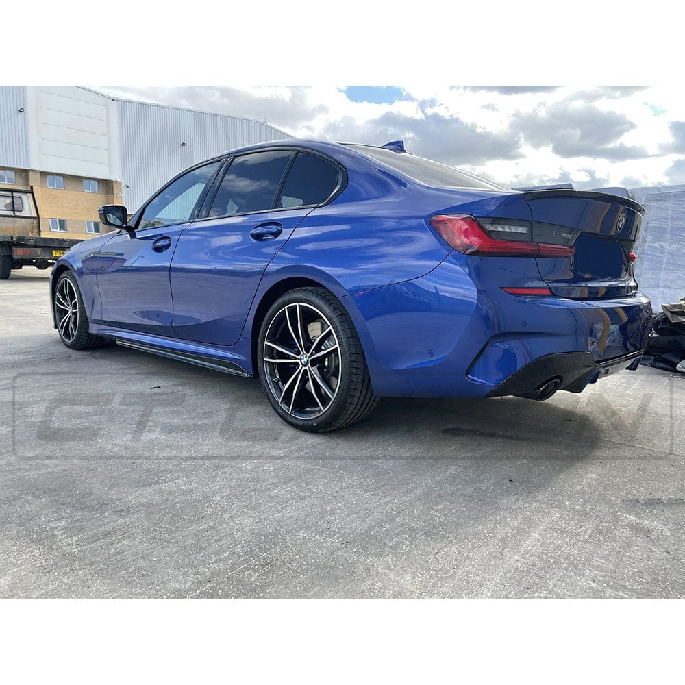 BMW G20 3 SERIES PRE-LCI 2018-2022 GLOSS BLACK KIT (ROUND TIPS) - V2