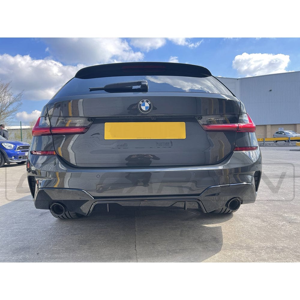 BMW G20 3 SERIES PRE-LCI 2018-2022 GLOSS BLACK KIT (ROUND TIPS) - V2