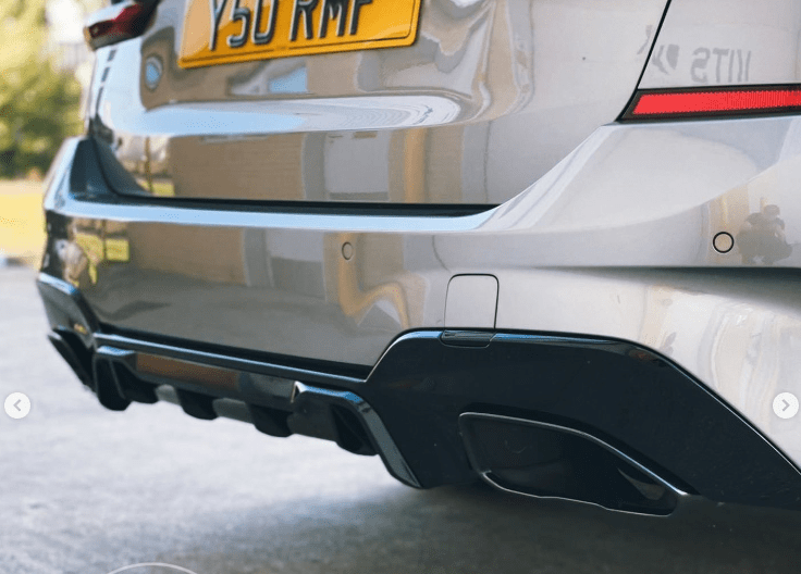BMW G20 3 SERIES 2018-2020 GLOSS BLACK KIT (SQUARE TIPS) - V3