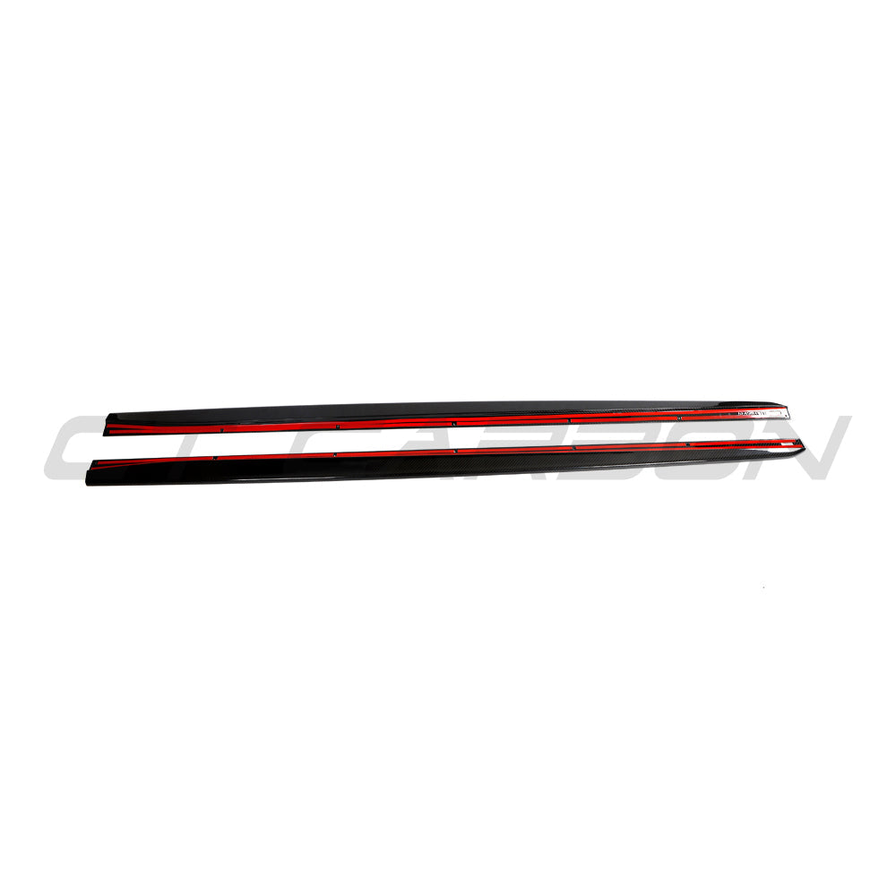 BMW G87 M2 CARBON FIBRE SIDE SKIRTS - V1 - CT DESIGN