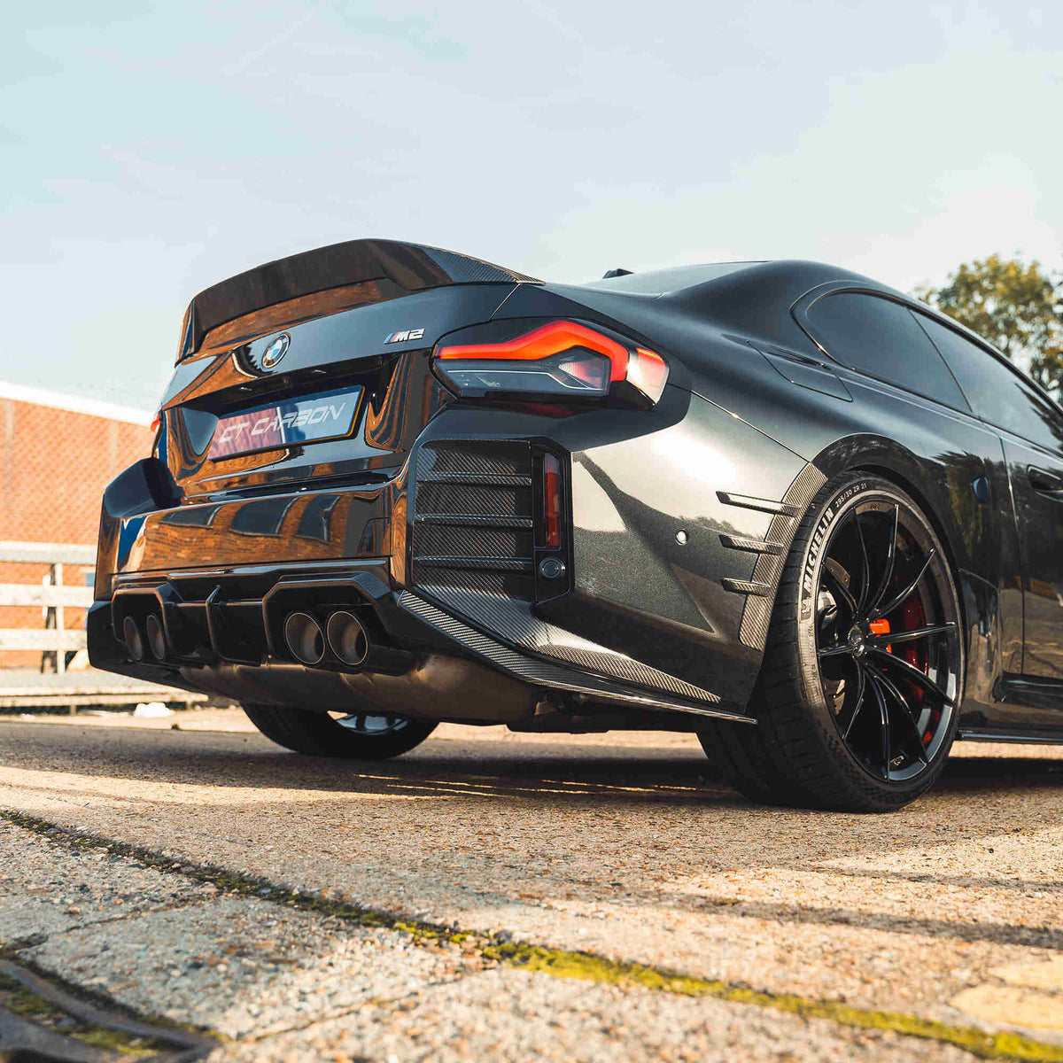 BMW G87 M2 / G42 2 SERIES 2022+ CARBON FIBRE SPOILER - V4 - CT DESIGN