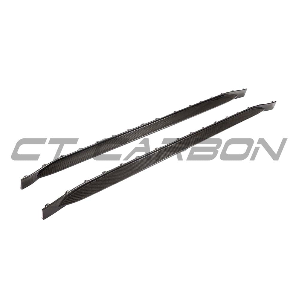BMW M3 G80/G81 CARBON FIBRE SIDE SKIRT REPLACEMENT - V4 - CT DESIGN