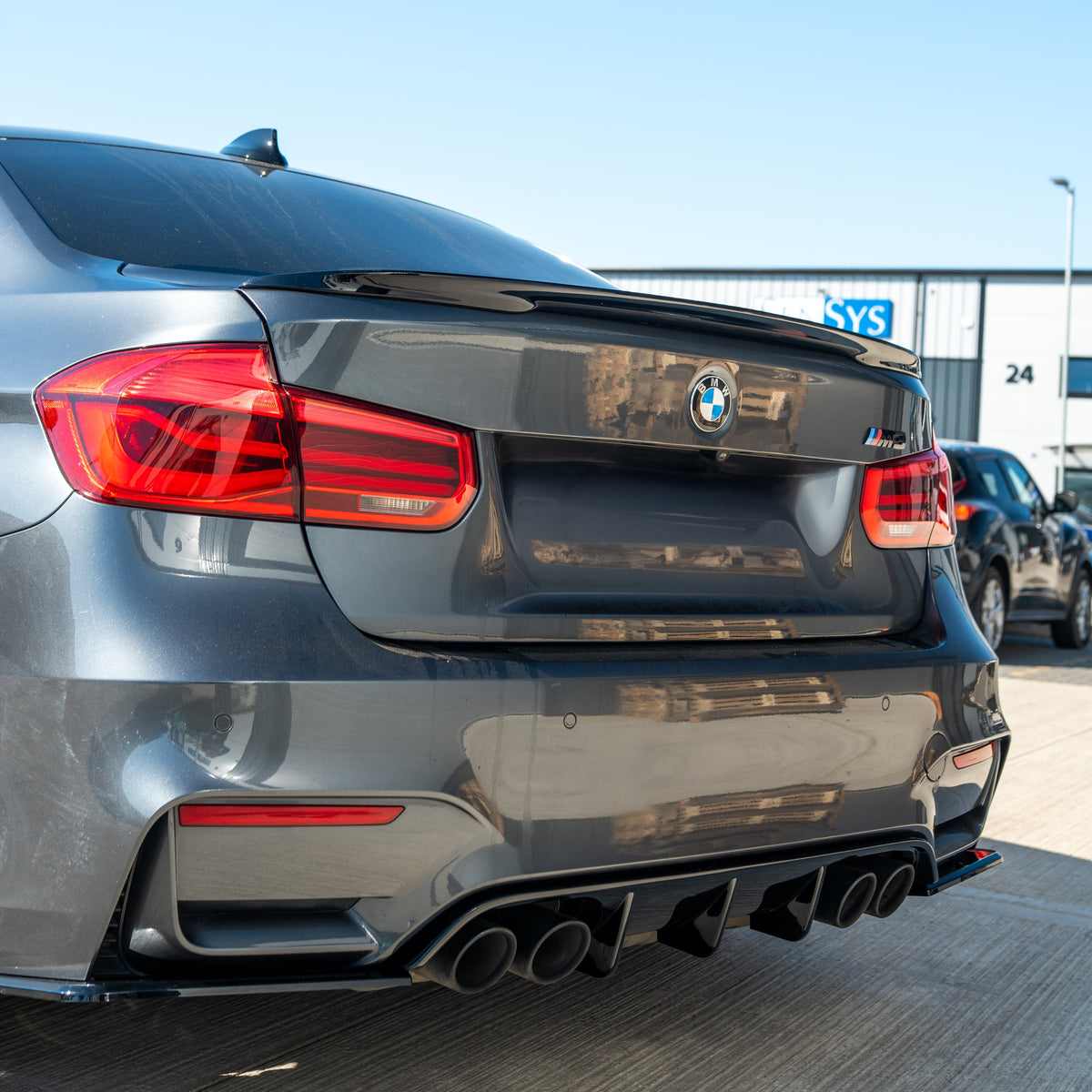 BMW 3 SERIES F30 GLOSS BLACK SPOILER - V1