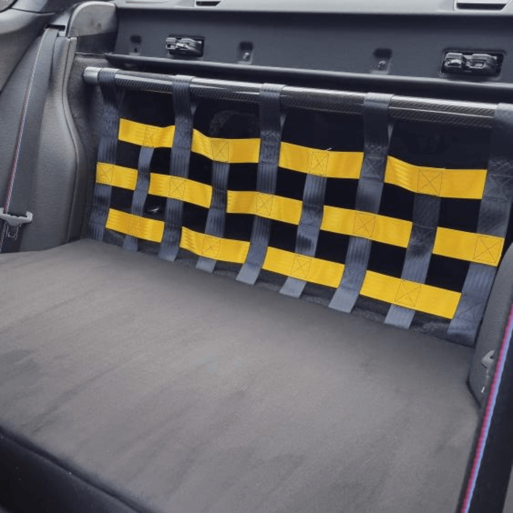 BMW 2 Series F22 F87 M235i M240i M2 Strut bar and Cargo net cargo-nets.co.uk
