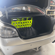 BMW 5 Series E60 M5 Strut bar and Cargo net cargo-nets.co.uk