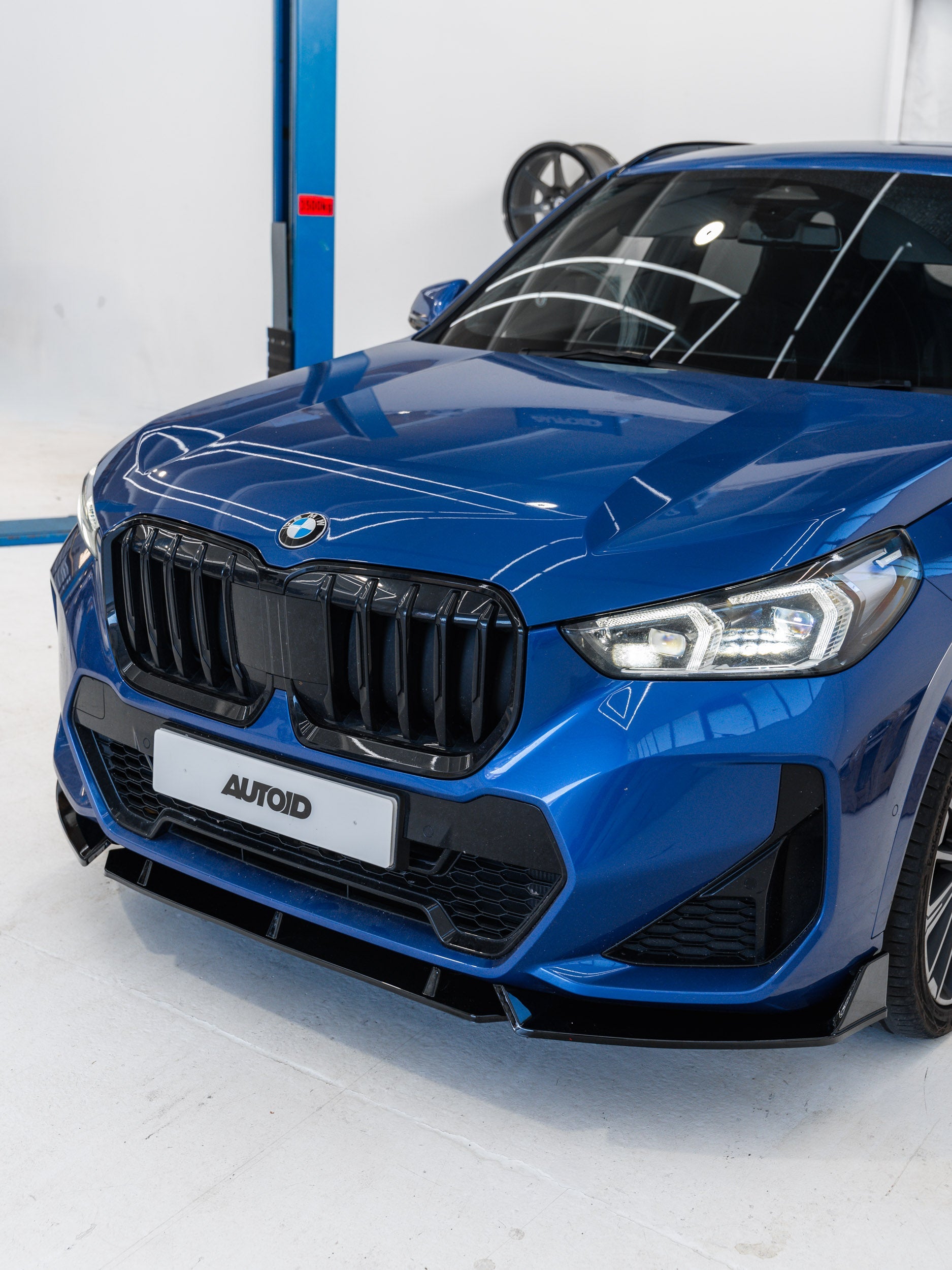 BMW X1 M Sport U11 Gloss Black Competition Front Splitter by FORM (2022+) FORM Industries