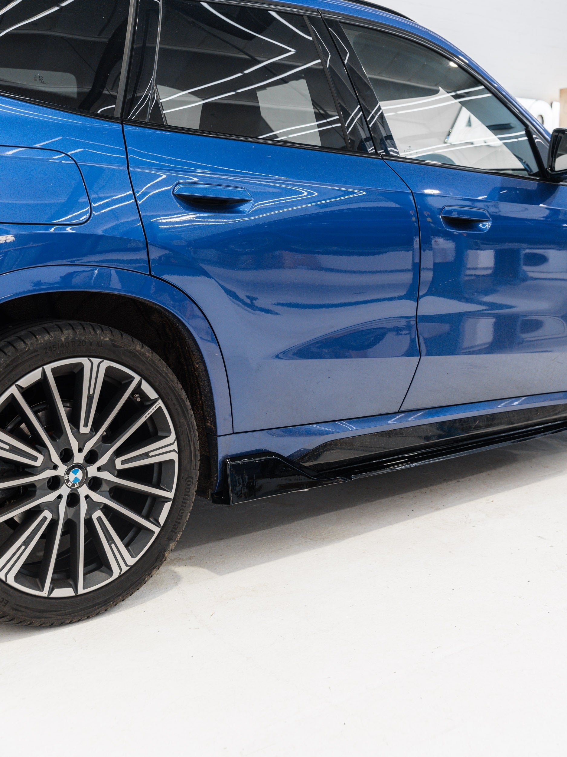 BMW X1 M Sport U11 Gloss Black Competition Side Skirts by FORM (2022+) FORM Industries