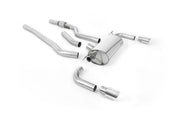 BMW 4 Series F32 428i Auto - Cat-Back Exhaust System Polished Trims (For 435i M Sport Valance)