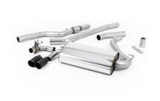BMW 4 Series F32 428i Manual - Cat-Back Exhaust System Cerakote Black Trims