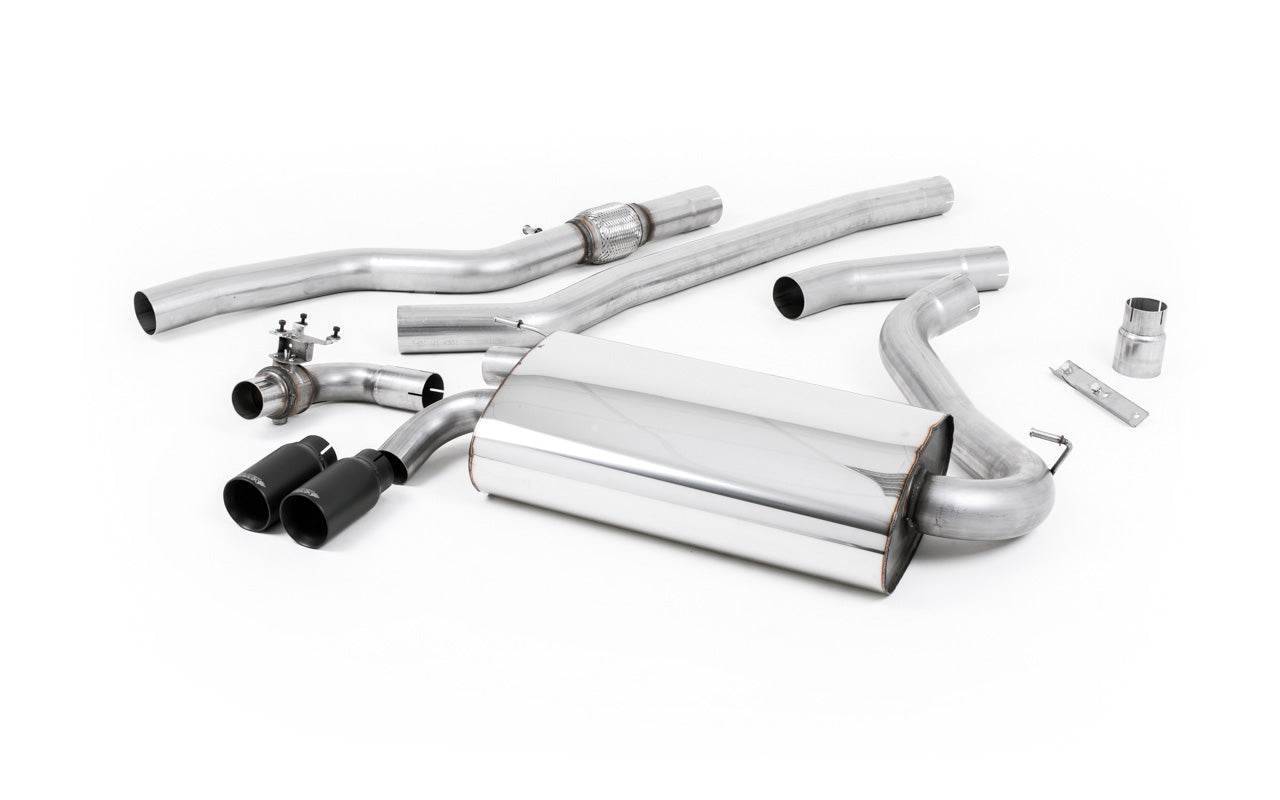 BMW 4 Series F32 428i Manual - Cat-Back Exhaust System Cerakote Black Trims