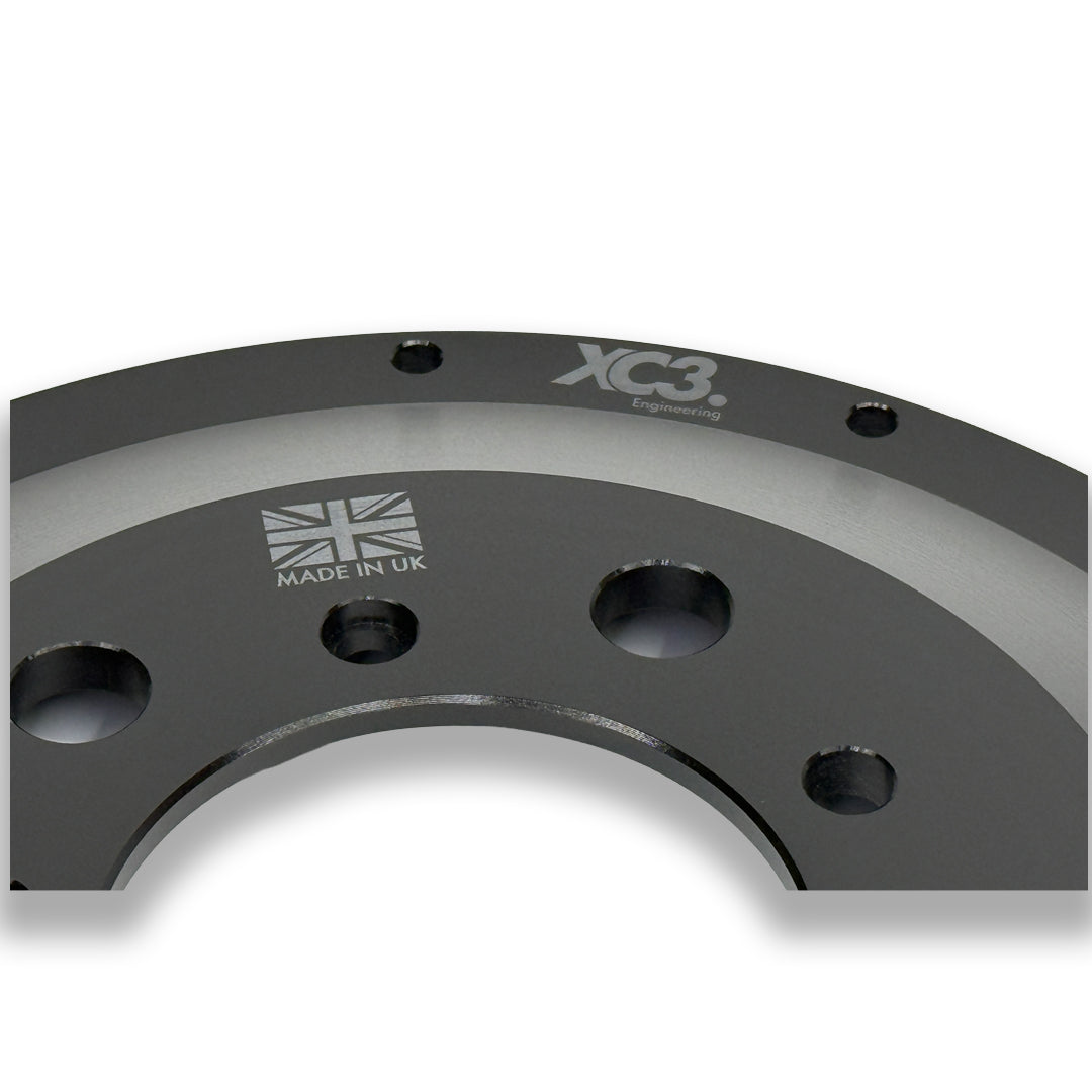 BMW M2 F87 / M3 F80 / M4 F82 BTCC Custom Rotor Bells – 368 mm × 36 mm for AP Racing CP9660 Calipers | XC3 Engineering