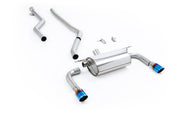 BMW F30 320i M Sport - Non-Resonated (Loudest) Cat-Back Exhaust System (For M340i Valance)