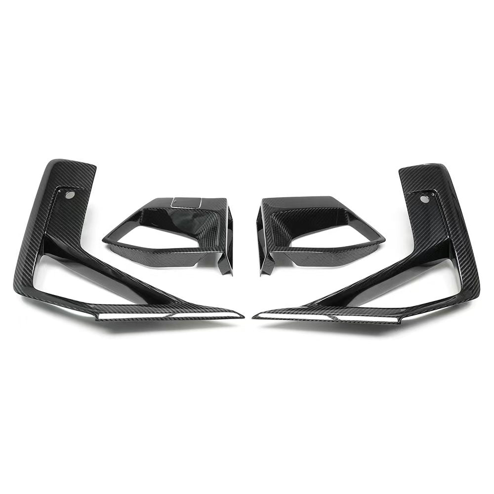 BMW X3M F97 & X4M F98 LCI Pre-Preg Carbon Fibre Front Bumper Inserts by FORM (2021+)