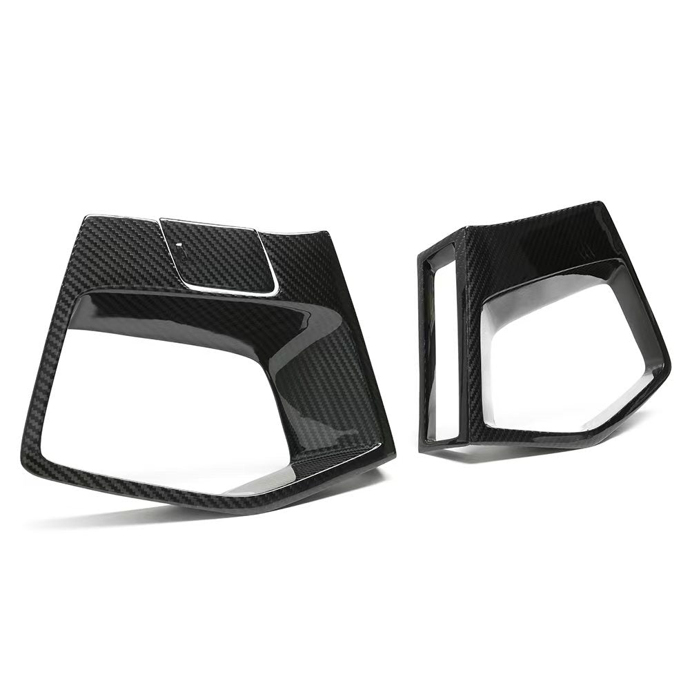 BMW X3M F97 & X4M F98 LCI Pre-Preg Carbon Fibre Front Bumper Inserts by FORM (2021+)