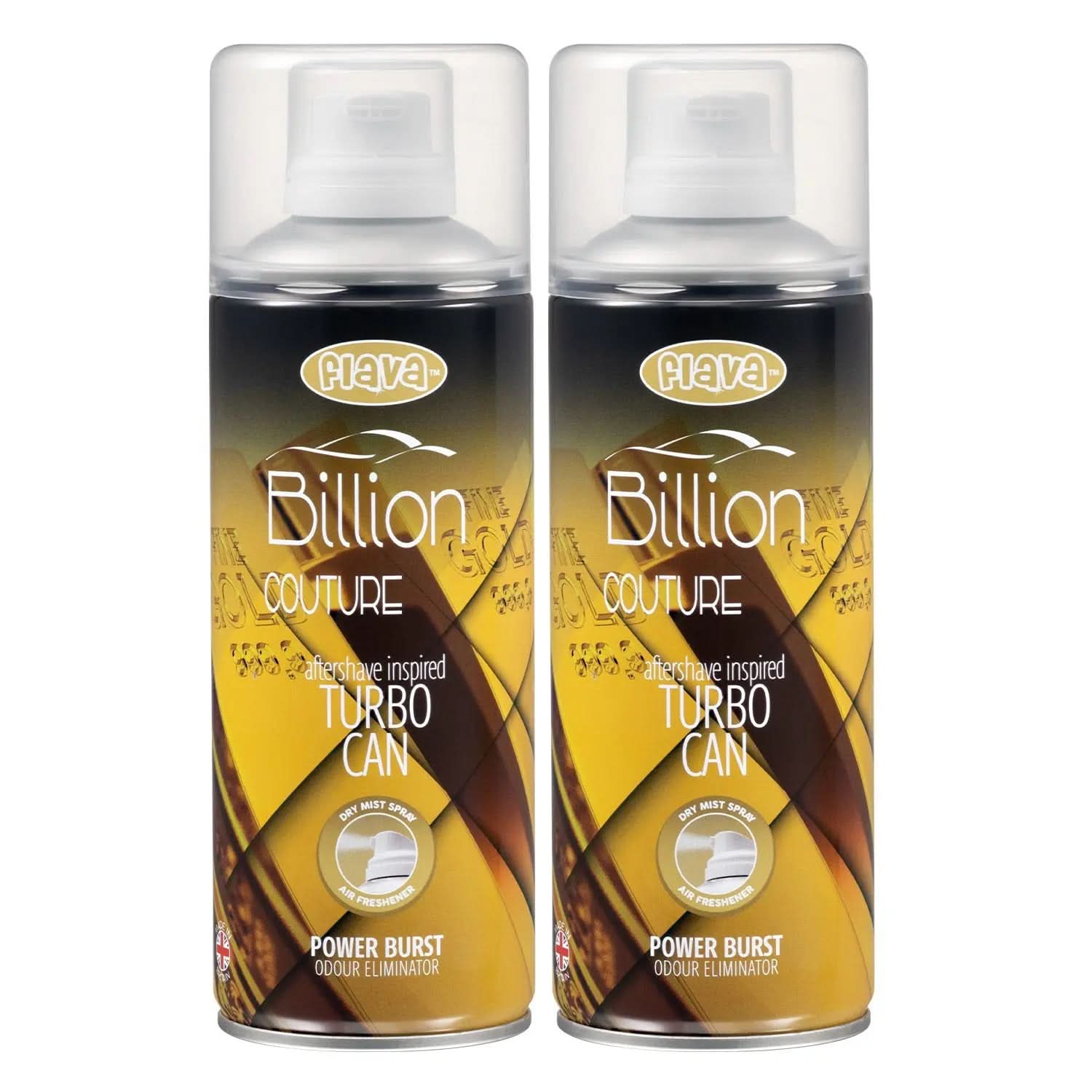 Flava Couture Turbo Can Spray - Billion Flava Car Scents