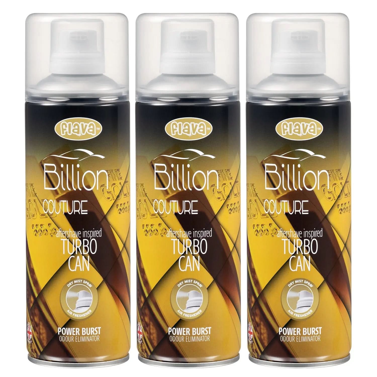 Flava Couture Turbo Can Spray - Billion Flava Car Scents