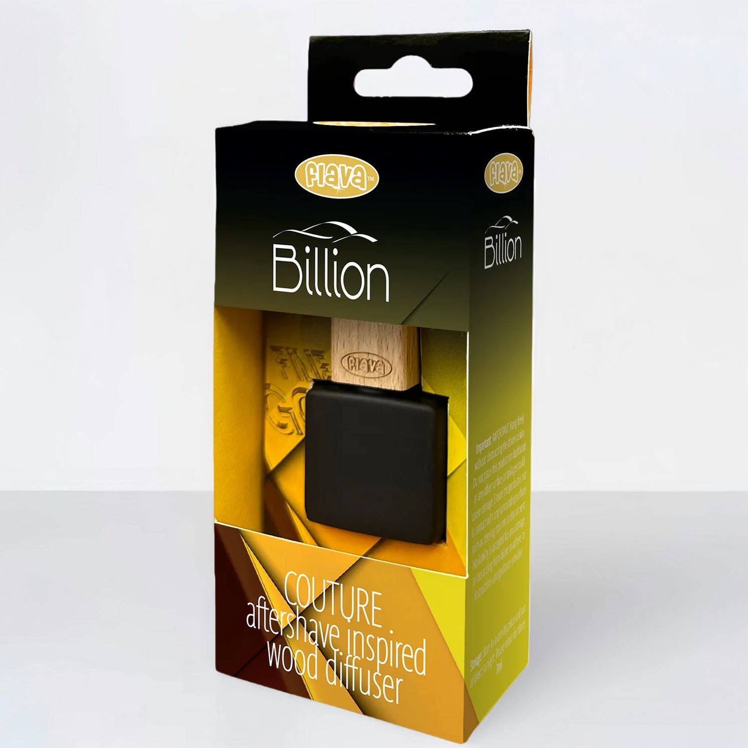 Flava Couture Wood Car Air Freshener - Billion Flava Car Scents