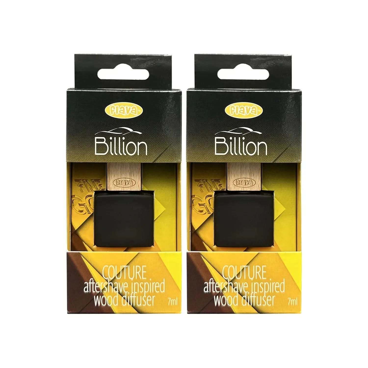 Flava Couture Wood Car Air Freshener - Billion Flava Car Scents