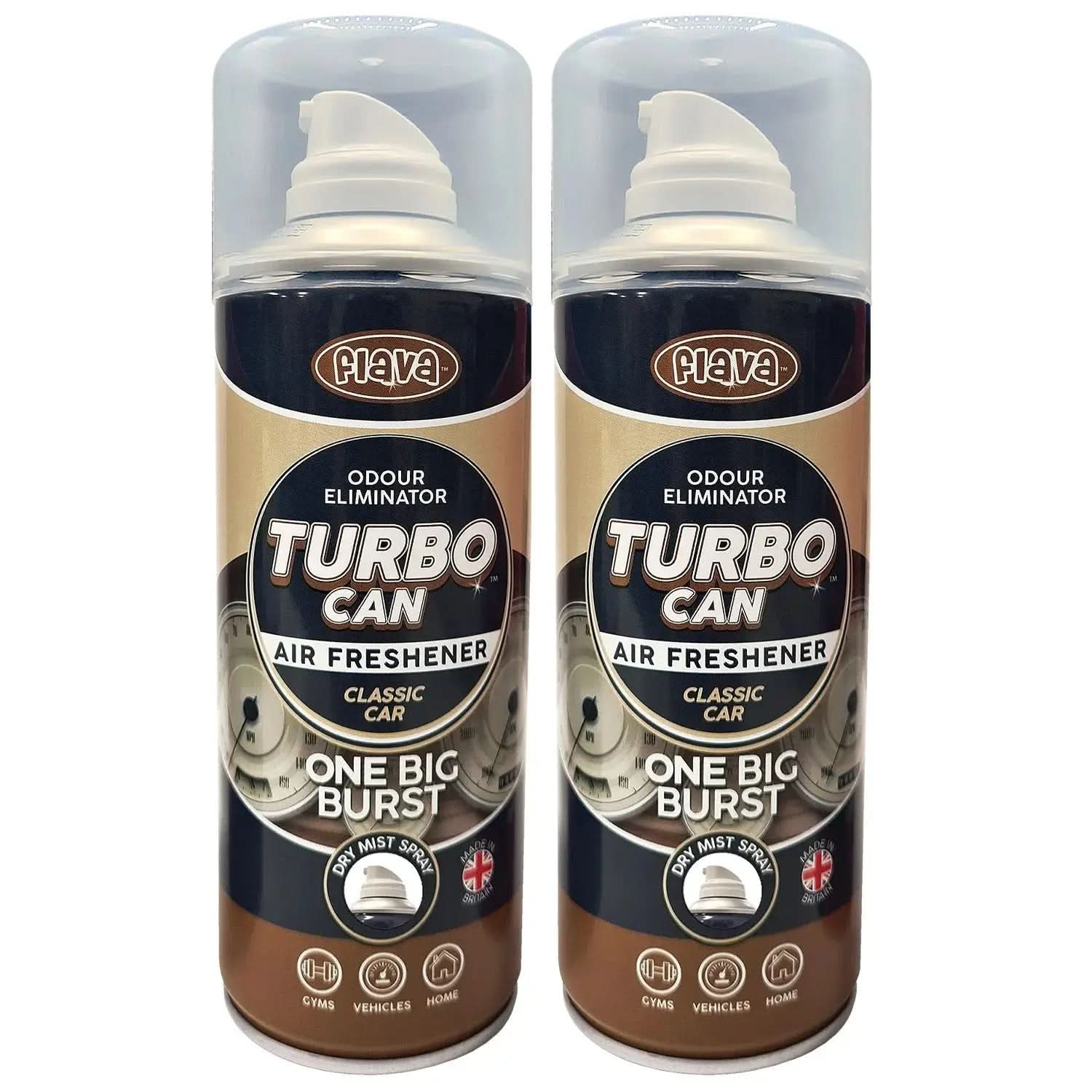 Flava Turbo Can Spray - Classic Car Flava Car Scents