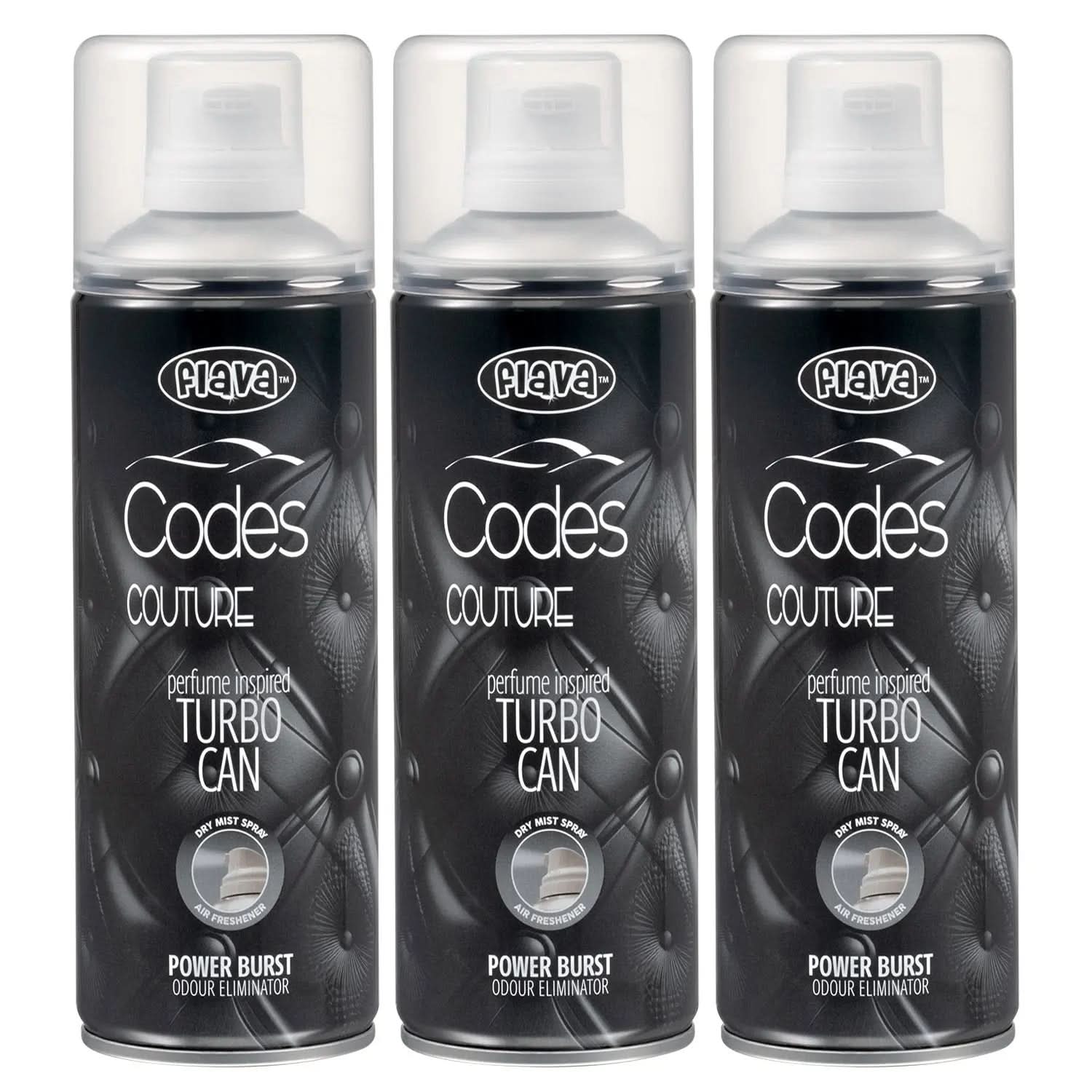 Flava Couture Turbo Can Spray - Codes Flava Car Scents
