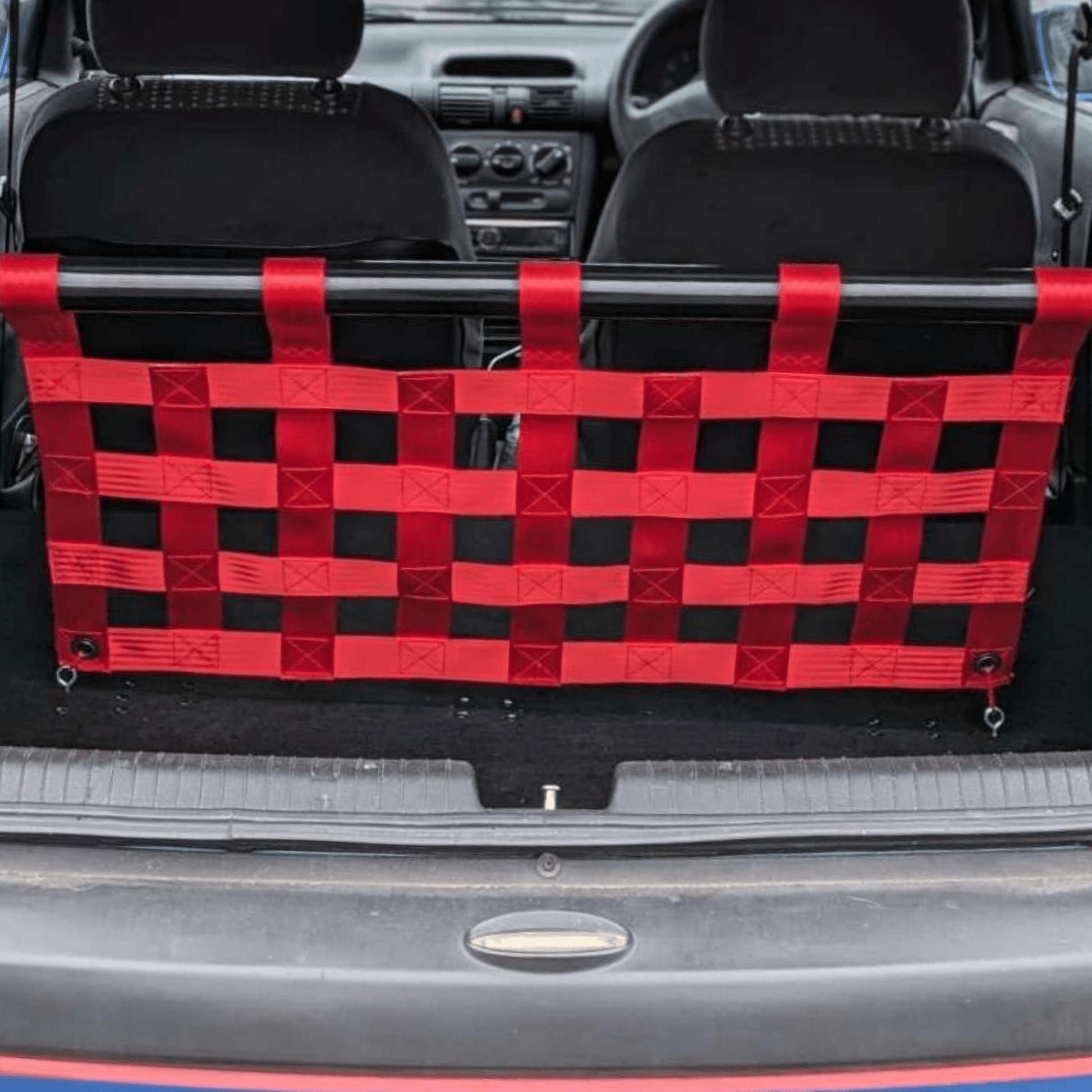 Vauxhall Corsa B Strut bar and Cargo net cargo-nets.co.uk