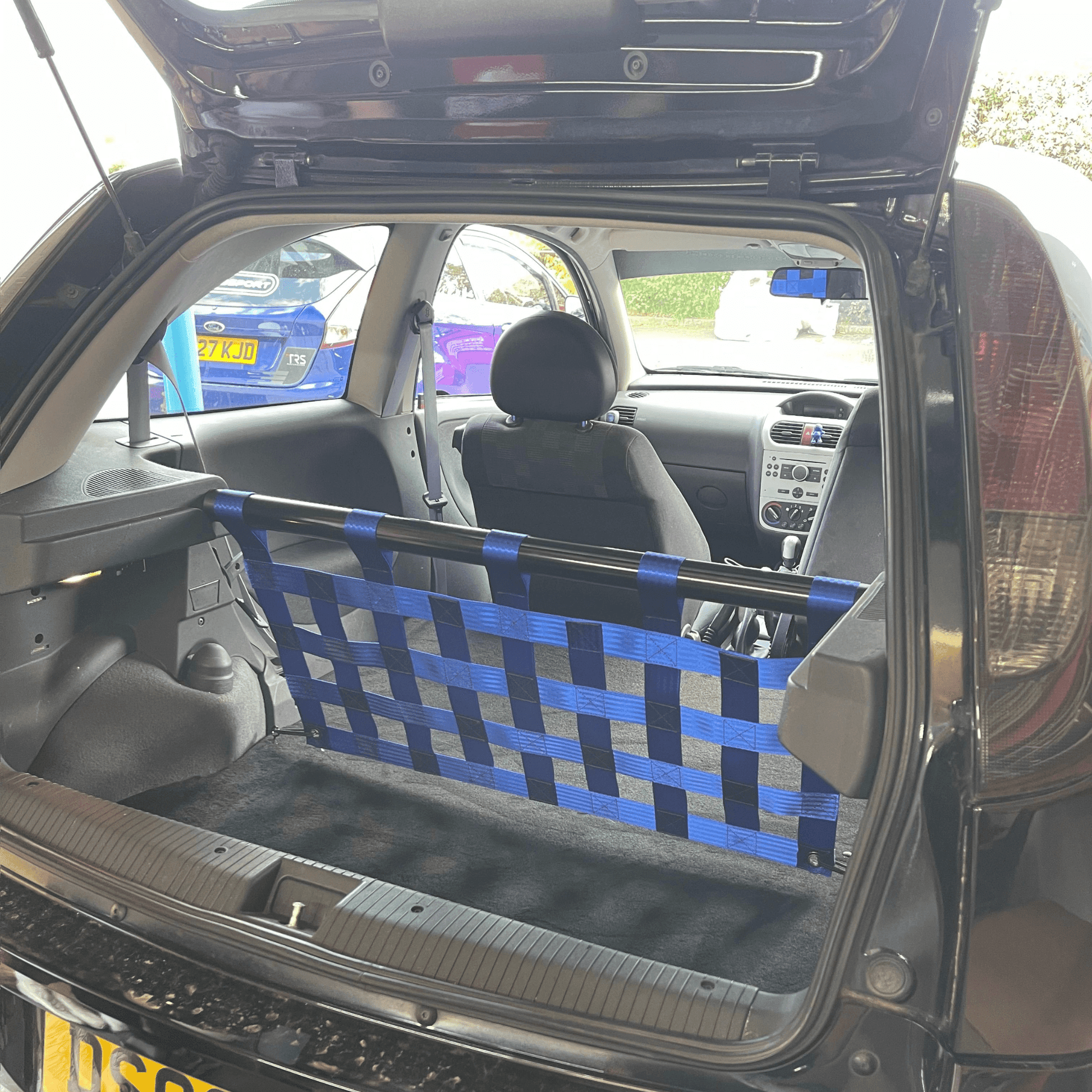 Vauxhall Corsa C SRI Strut bar and Cargo net cargo-nets.co.uk
