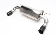 Dinan Free Flow Stainless Exhaust Black Tips for BMW F22 M235i (With M-Performance Rear Valance)