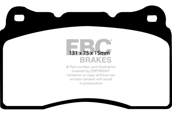 EBC Brakes Racing RP-X Track and Race Brake Pads  DP81210RPX