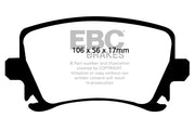 EBC Brakes Racing RP-X Track and Race Brake Pads  DP81518RPX