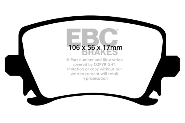EBC Brakes Racing RP-X Track and Race Brake Pads  DP81518RPX