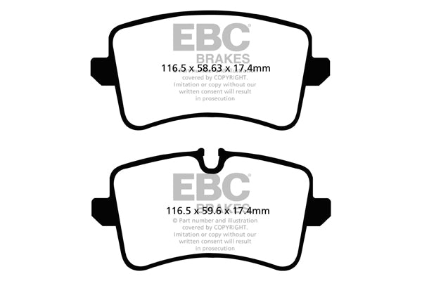 EBC Brakes Racing RP-X Track and Race Brake Pads  DP82082RPX
