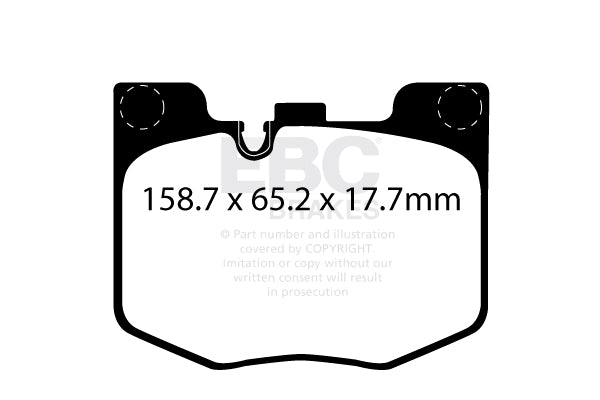 EBC Brakes Racing RP-X Track and Race Brake Pads  DP82302RPX