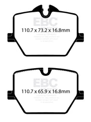 EBC Brakes Racing RP-X Track and Race Brake Pads  DP82415RPX