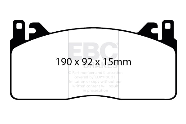 EBC Brakes Racing RP-1 Track and Race Brake Pads  DP83055RP1