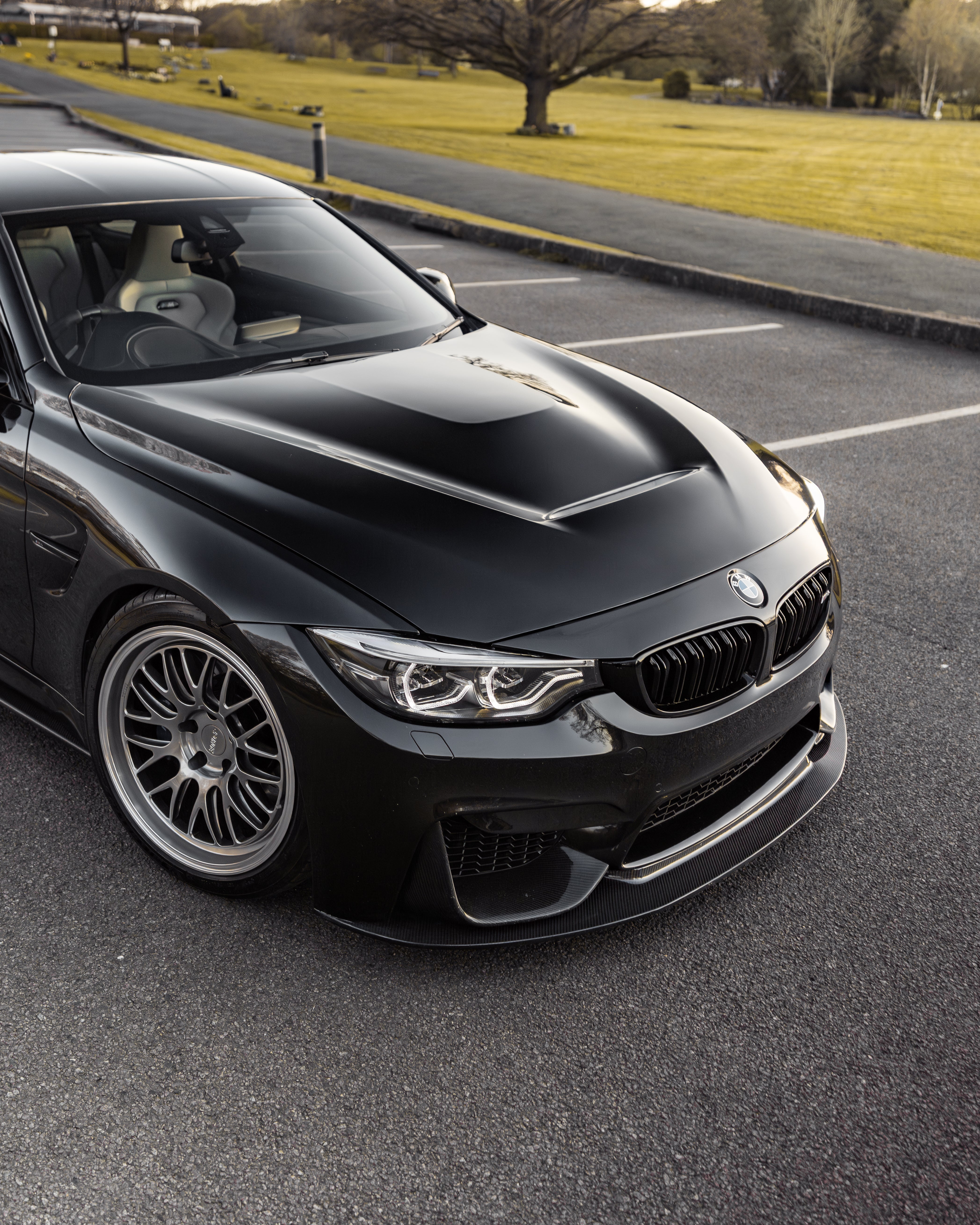 BMW M3 F80 & M4 F82 Pre-Preg Carbon Fibre GT V2 Front Splitter by FORM (2014-2020) FORM Industries