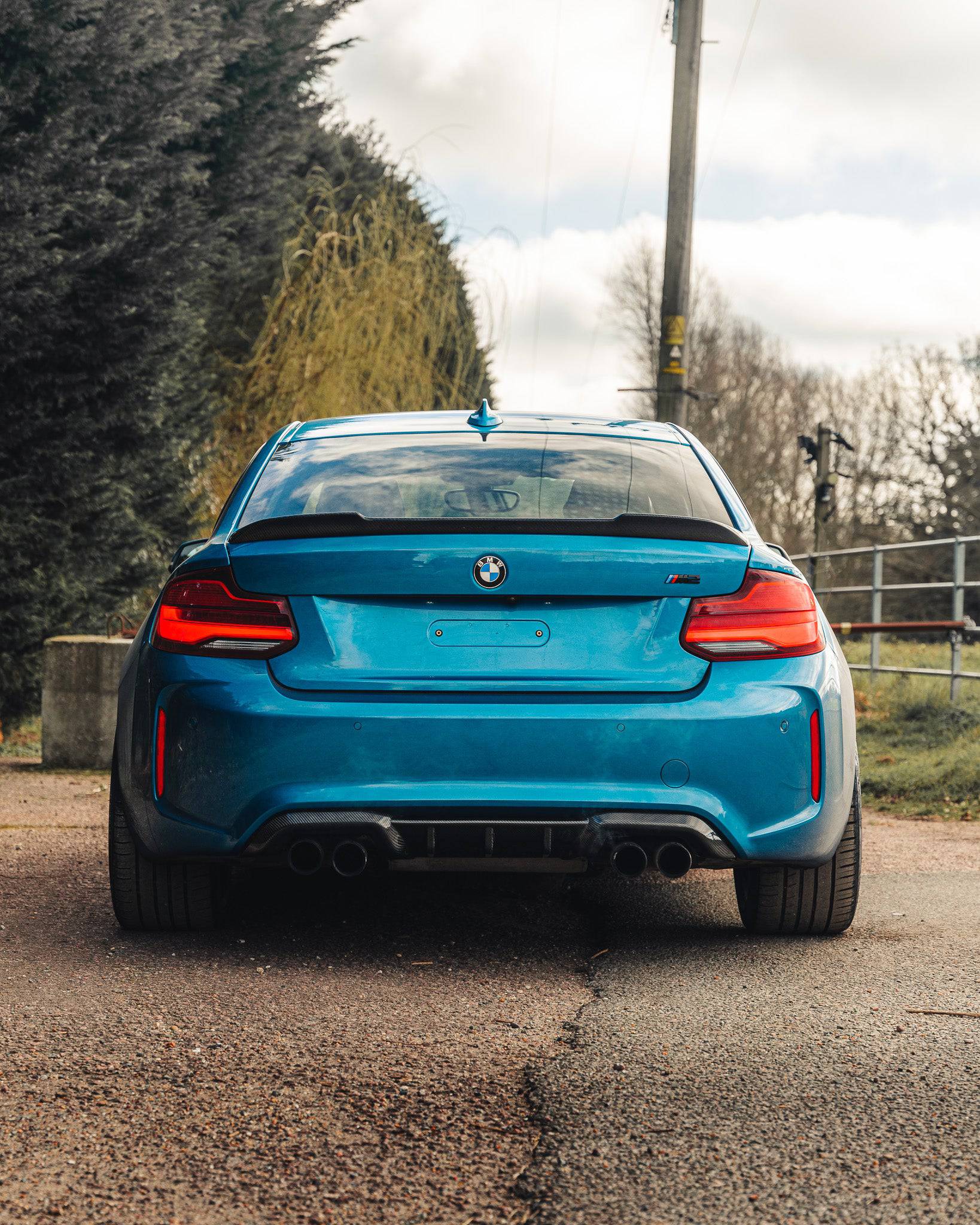 Gloss Black Rear Model Badge for BMW M2 FORM Industries