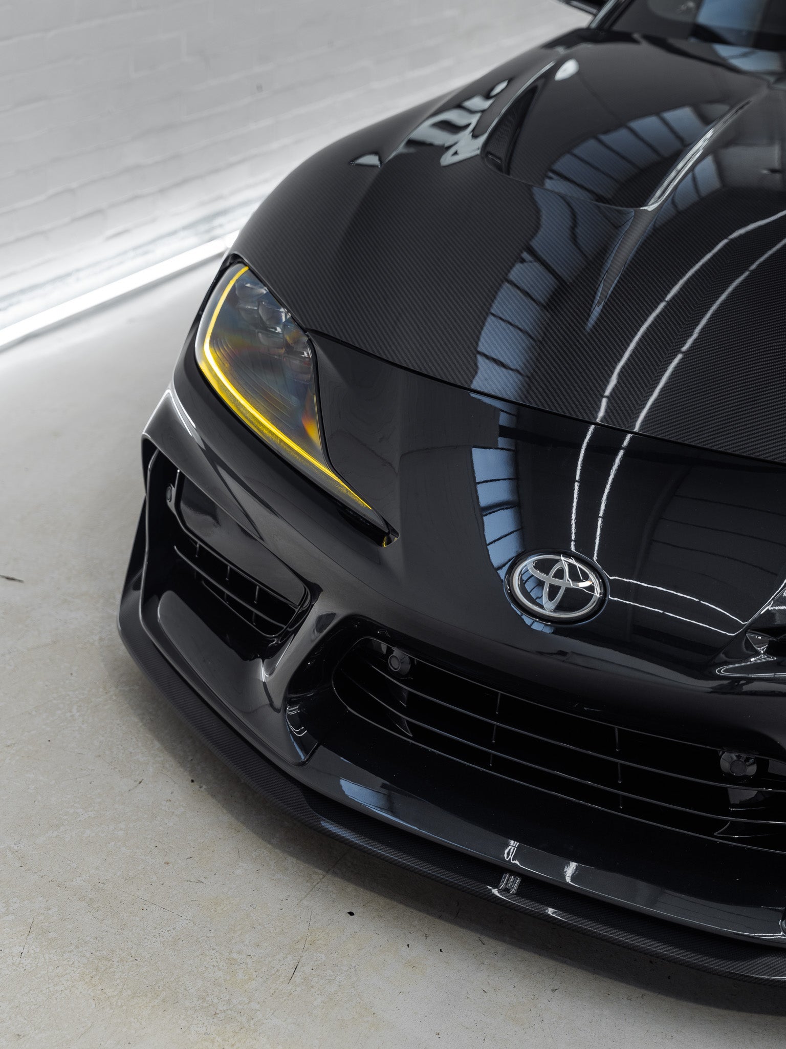 Toyota GR Supra Mk5 CSL Style Yellow DRL Module Set by FORM (2019+) FORM Industries