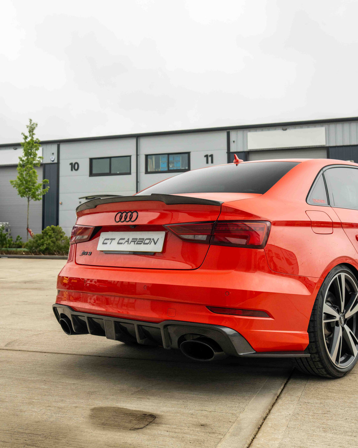 AUDI A3 S3 RS3 8V SALOON CARBON FIBRE SPOILER - V1
