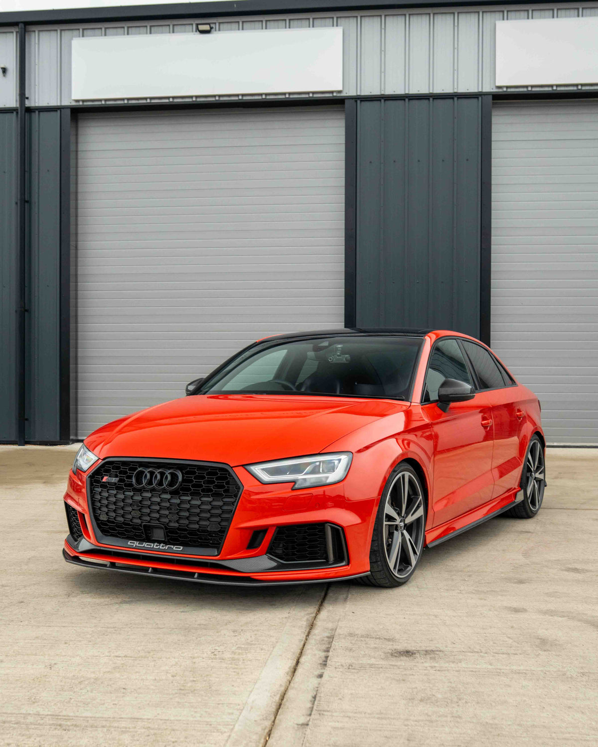 AUDI RS3 8V SALOON CARBON FIBRE SPLITTER V1