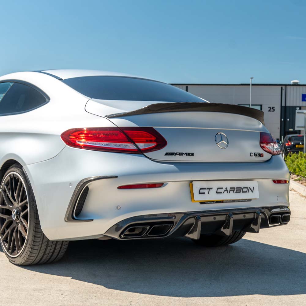 MERCEDES C63/C63S W205 COUPE 2015-2021 CARBON SPOILER - V1