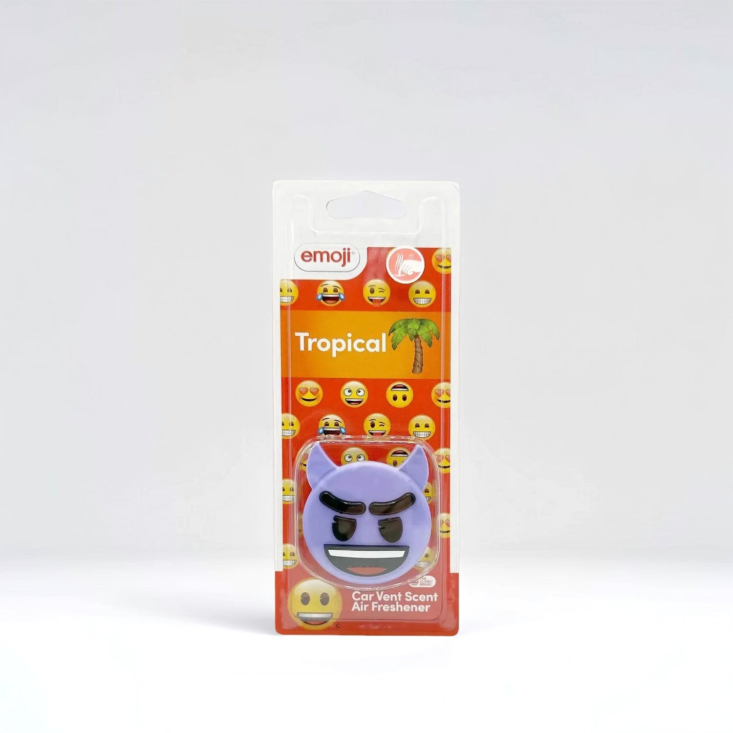 Emoji® Devil Vent Clip Car Air Freshener - Tropical Scent Flava Car Scents