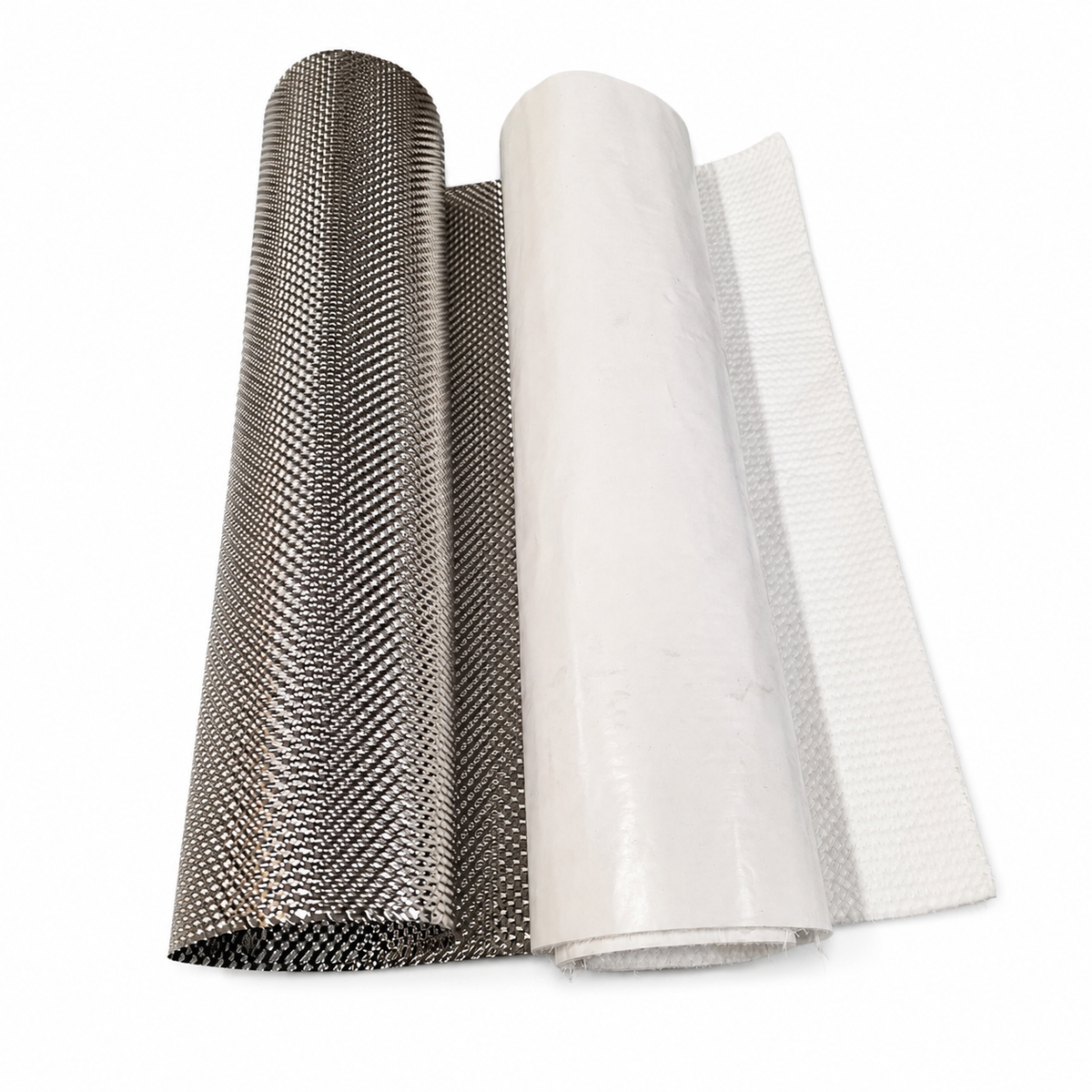 Embossed 304 stainless steel sheet and adhesive-backed thermal insulation supplied with the heat shield kit