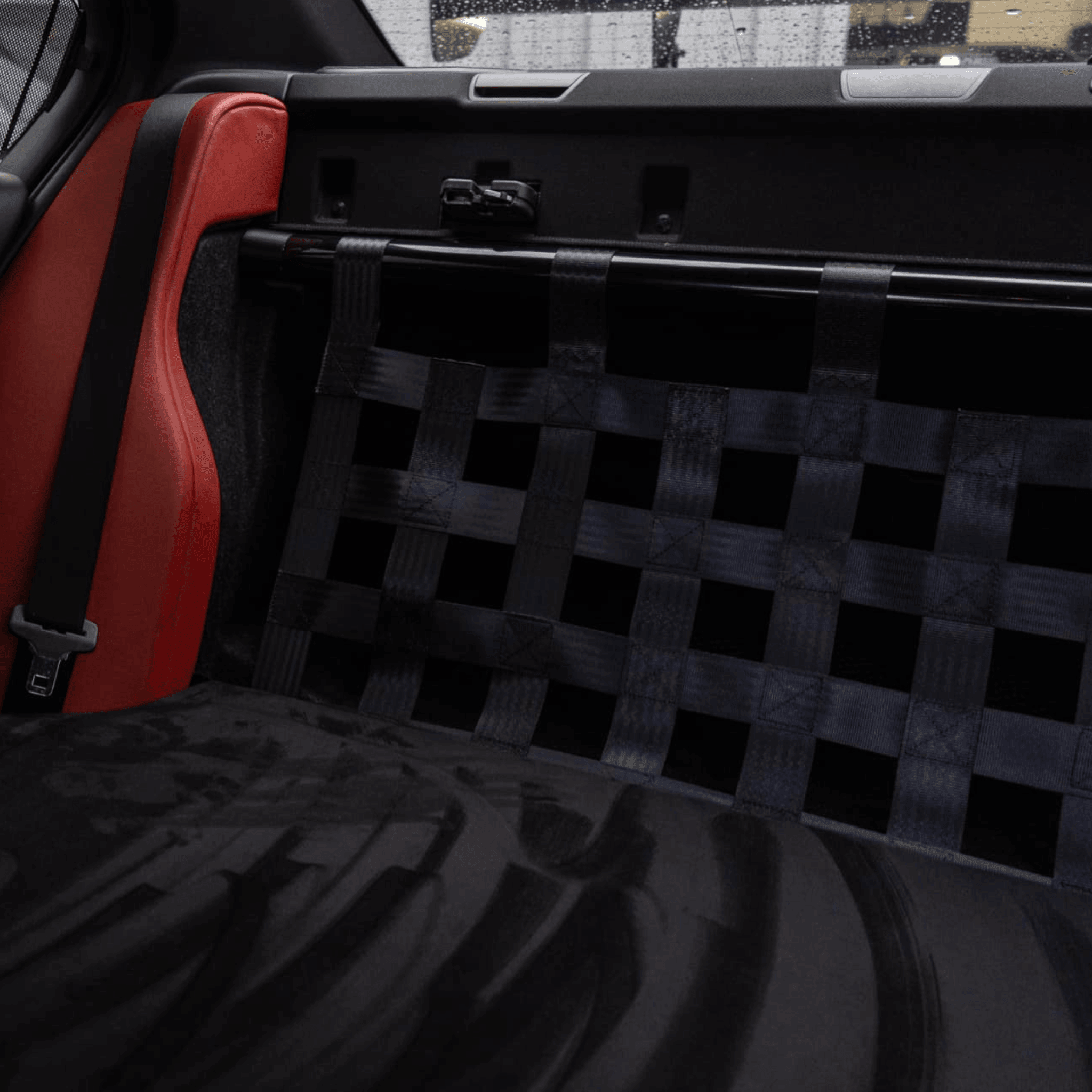 BMW 3 Series F80 M3 Strut bar and Cargo net cargo-nets.co.uk