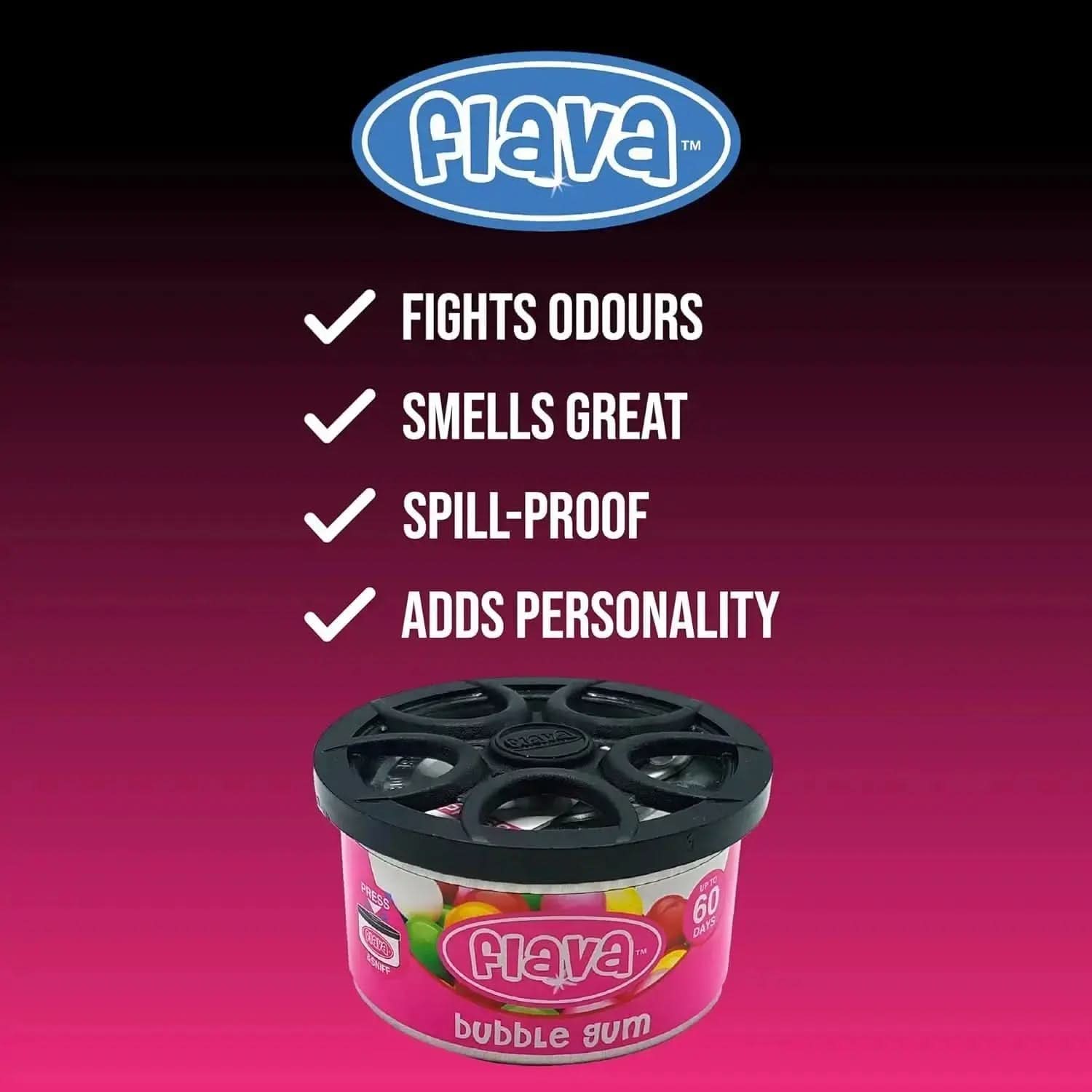 Flava Scent Tin - Bubblegum Flava Car Scents