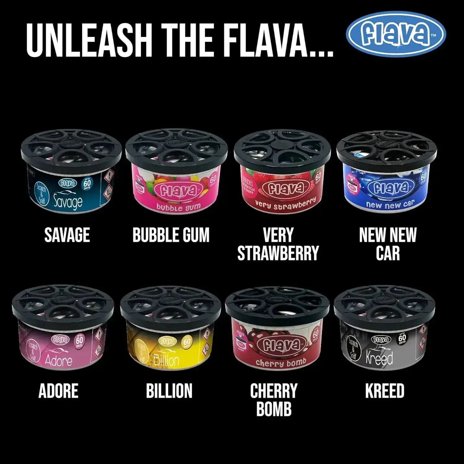Flava Scent Tin - Bubblegum Flava Car Scents