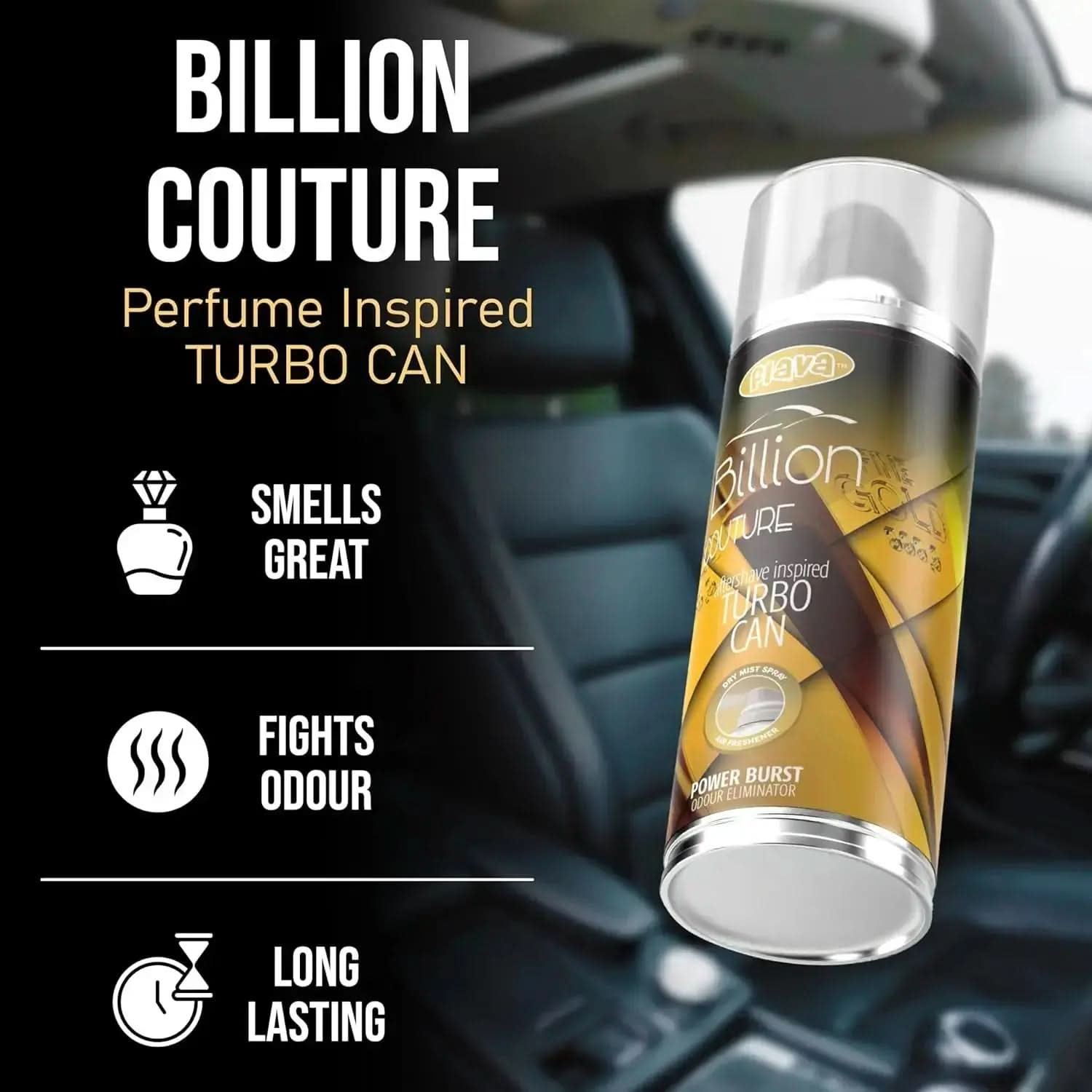 Flava Couture Turbo Can Spray - Billion Flava Car Scents